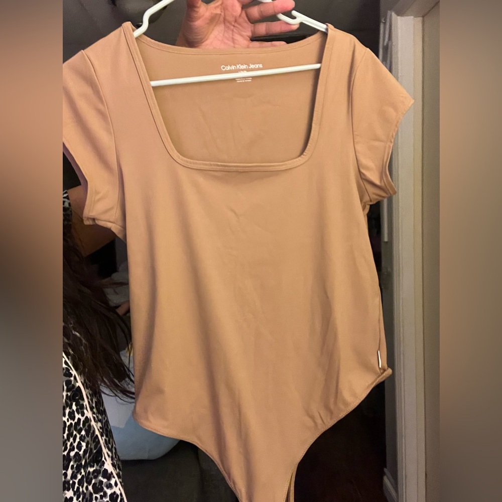 Calvin Klein Tan Bodysuit